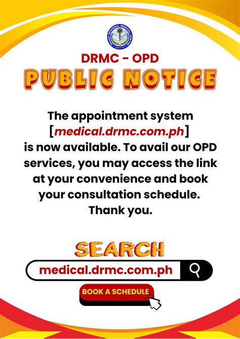 drmc opd appointment